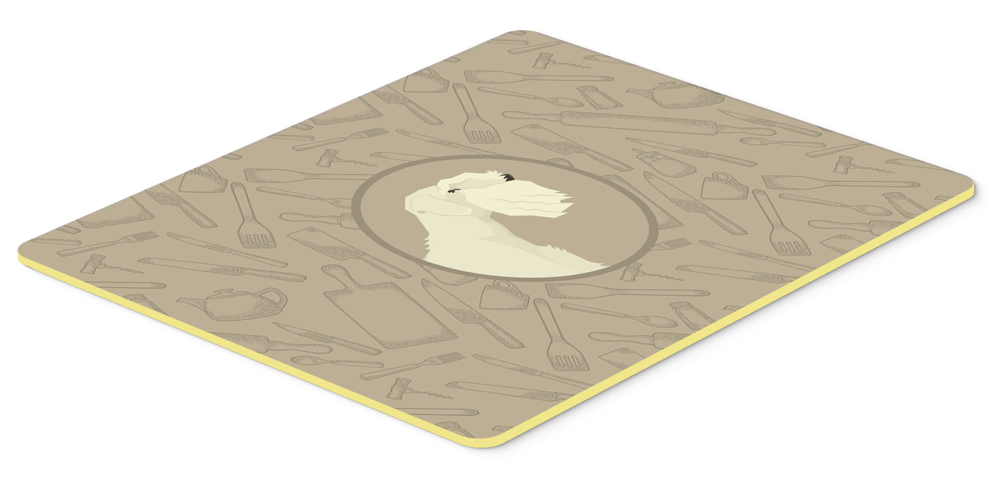 Sealyham Terrier In the Kitchen Kitchen or Bath Mat 24x36