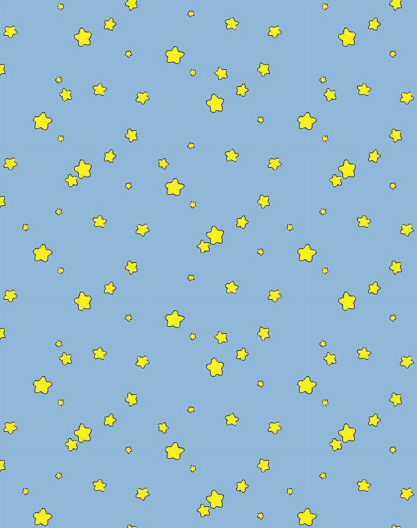 Shooting Stars Removable Vinyl Wallpaper by Barbie - Cornflower