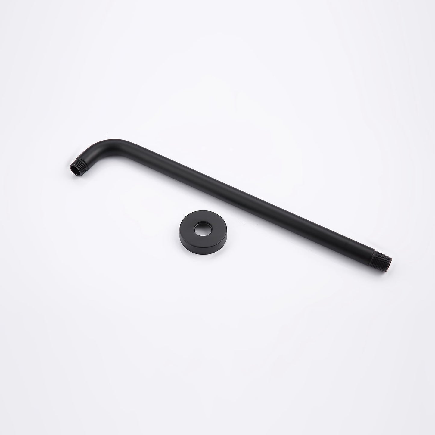 Shower Arm, Extra Fixed Arm with Flange, Stainless Steel Wall-Mounted ShowerHead Arm