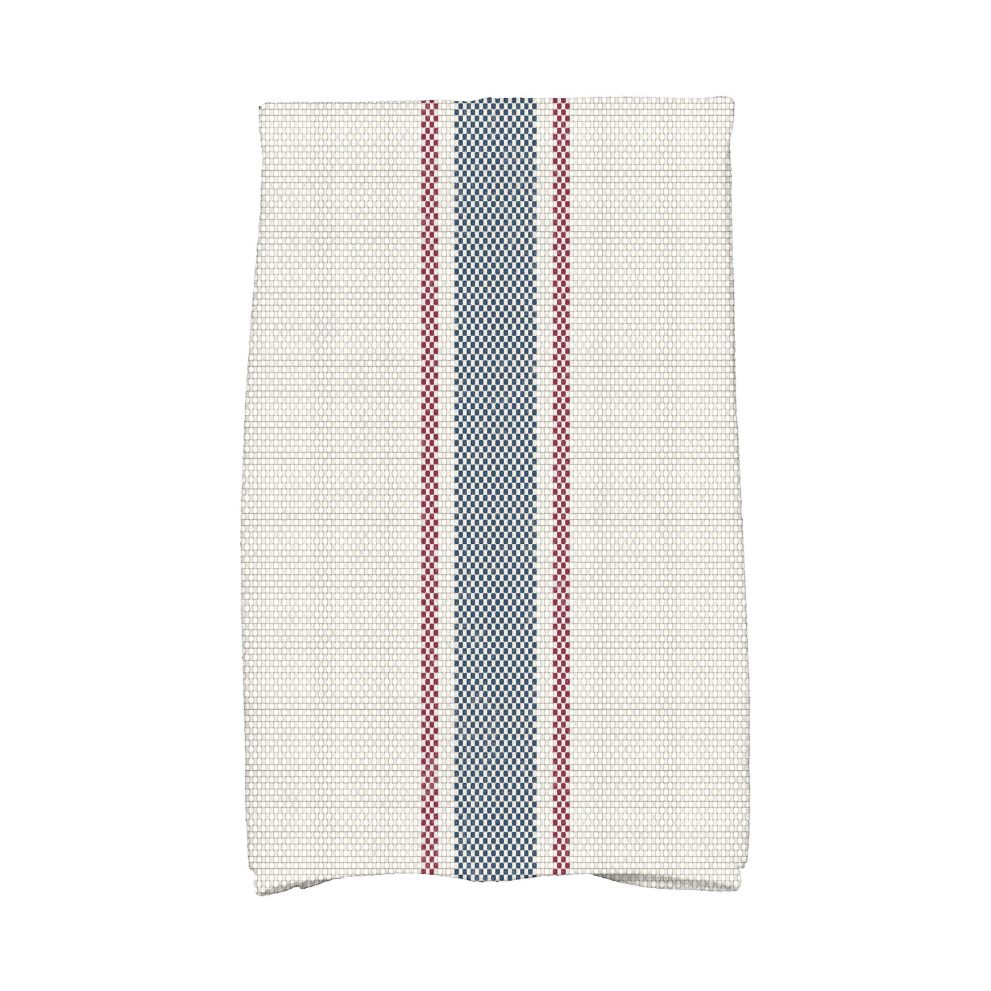 Simply Daisy, 16 x 25 inch, Grain Sack Kitchen Towel, Rust