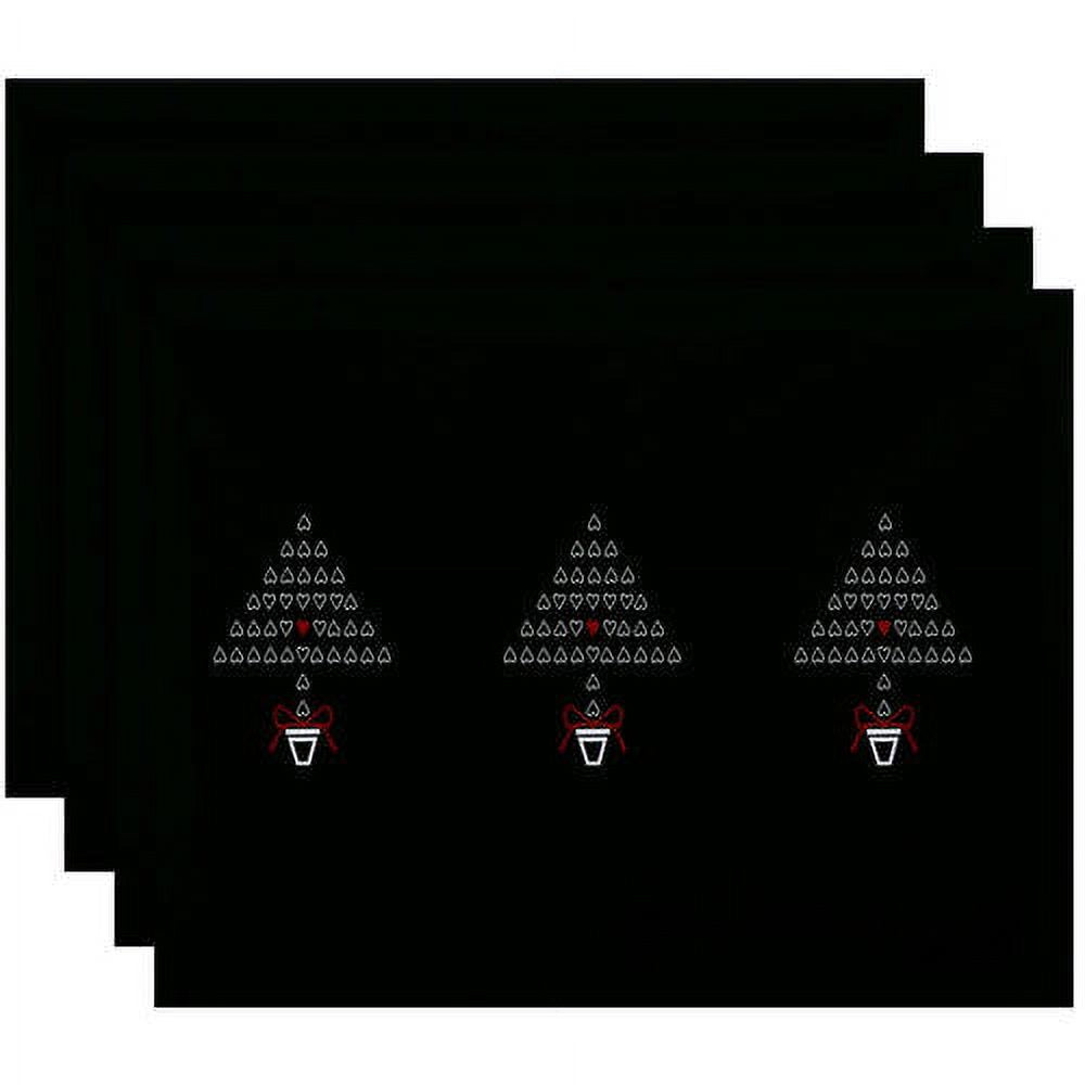 Simply Daisy 18" x 14" Hearty Holidays Holiday Print Placemat