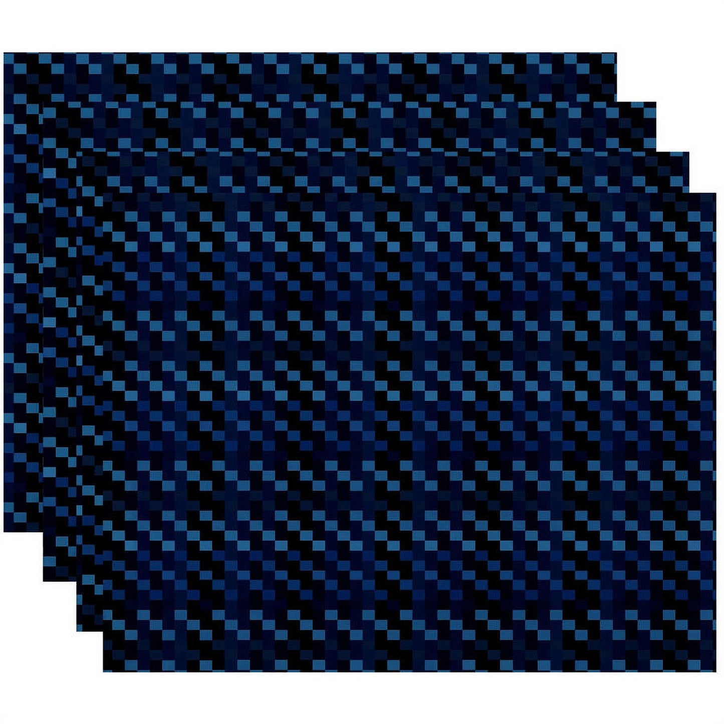 Simply Daisy 18" x 14" Mad for Plaid Geometric Print Placemat