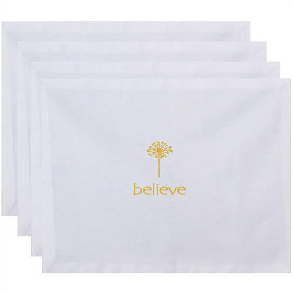 Simply Daisy 18" x 14" Make a Wish Word Print Placemat