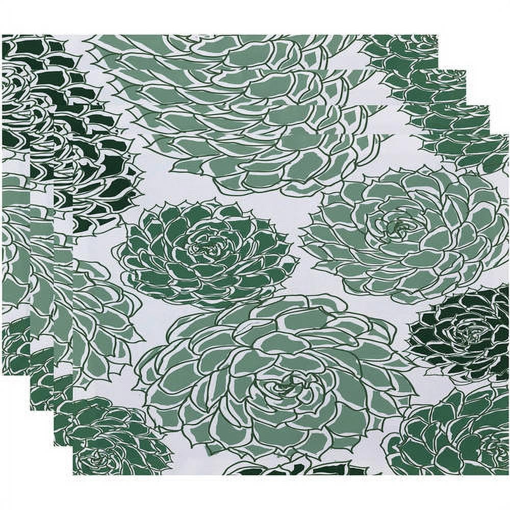 Simply Daisy 18" x 14" Olivia Floral Print Placemat (Set of 4)