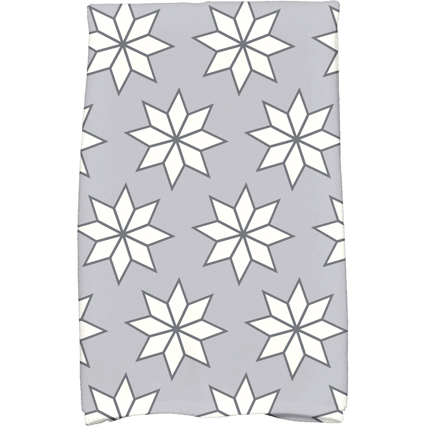 Simply Daisy 18" x 30" Christmas Stars 1 Holiday Geometric Print Kitchen Towel