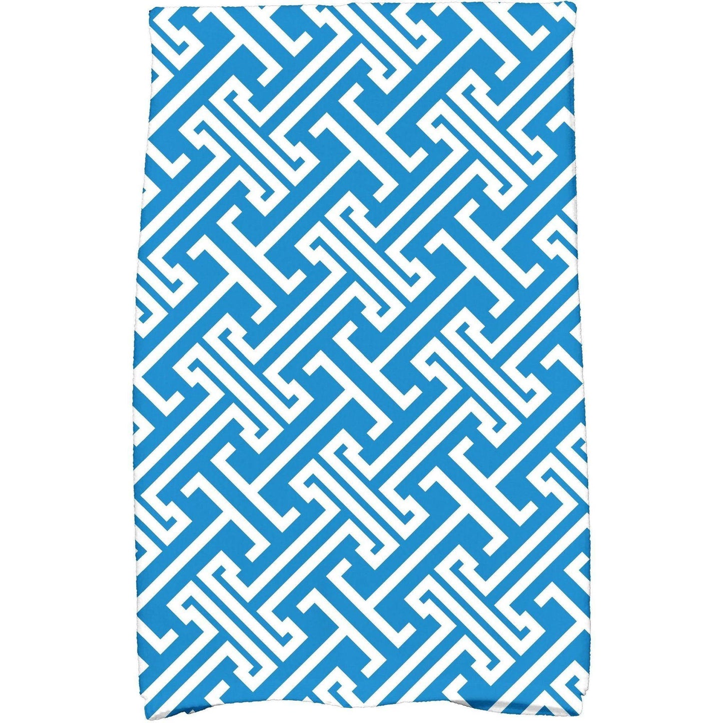 Simply Daisy 18" x 30" Leeward Key Geometric Print Kitchen Towel