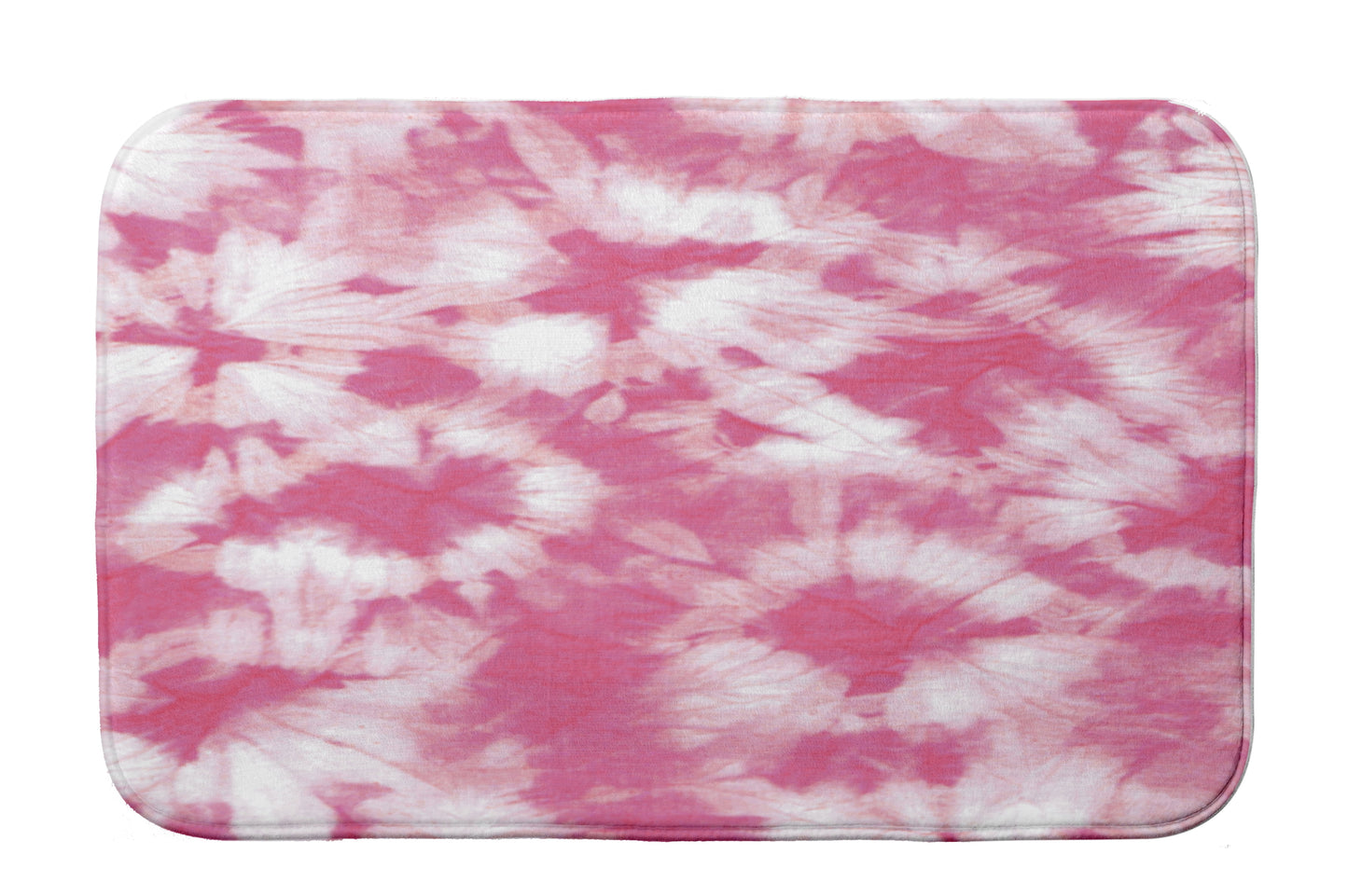 Simply Daisy 24" x 17" Plush Microfiber Pink Chillax Bath Mat