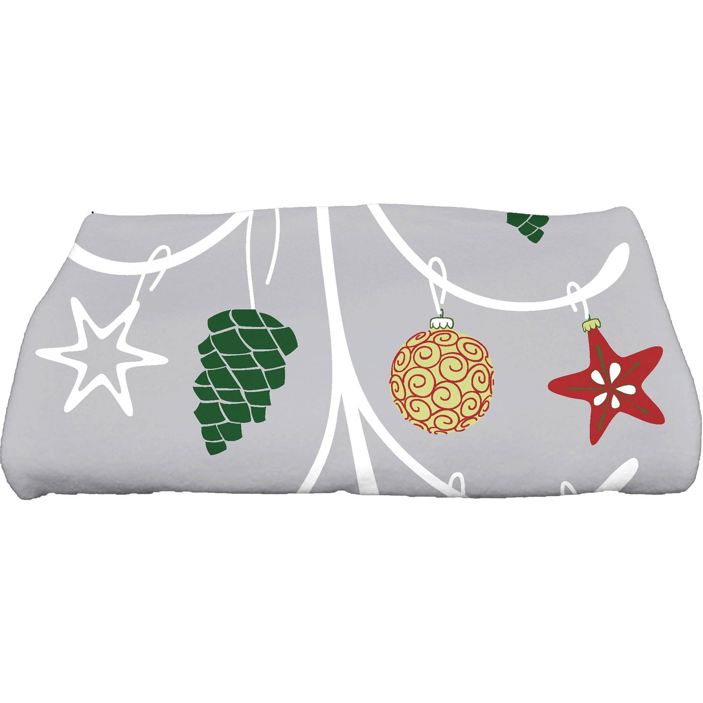 Simply Daisy 28" x 58" Pinecone Tree Geometric Print Bath Towel
