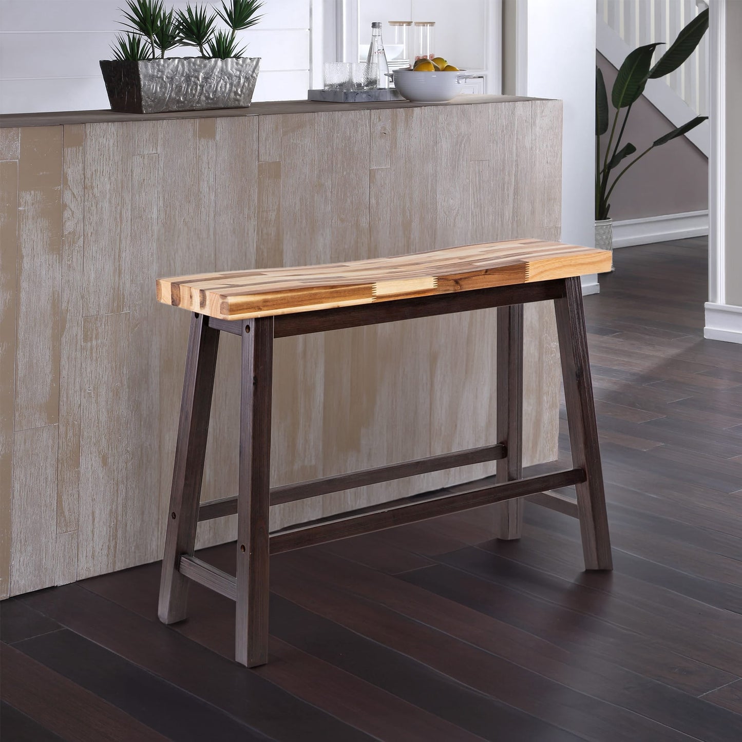 Sonoma Backless Bench - Blended Espresso Finish