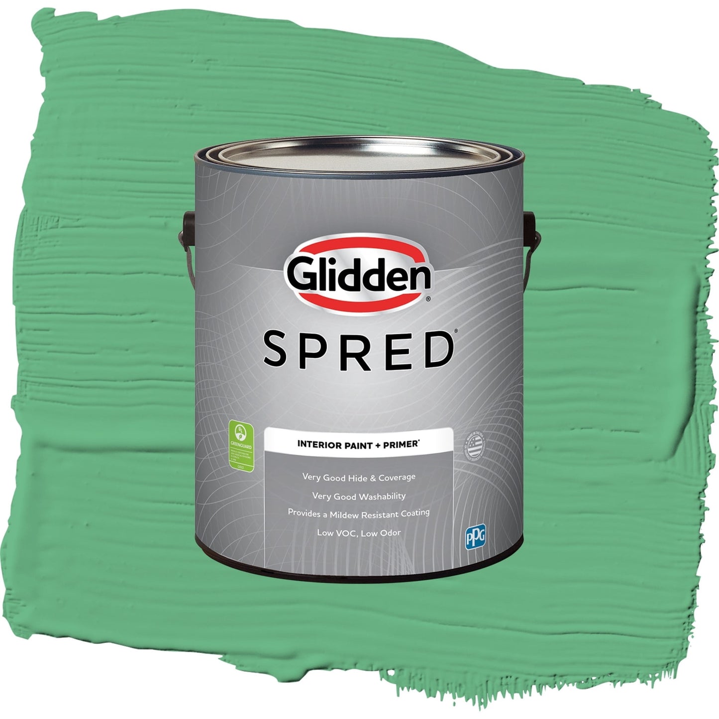 Spred Garden Mint Interior Paint + Primer Semi Gloss , 1 Gallon