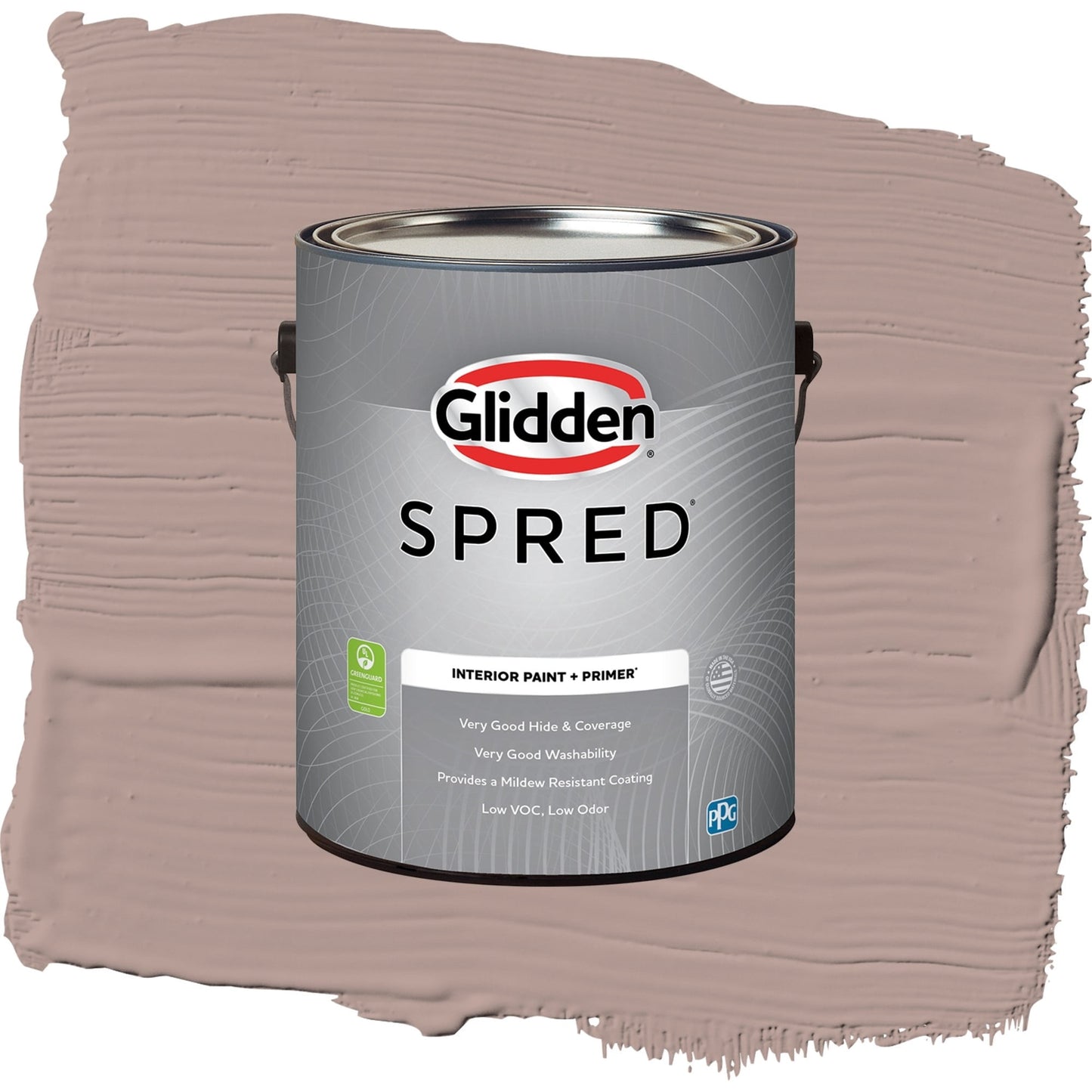 Spred Iris Mauve Interior Paint + Primer Eggshell , 1 Gallon