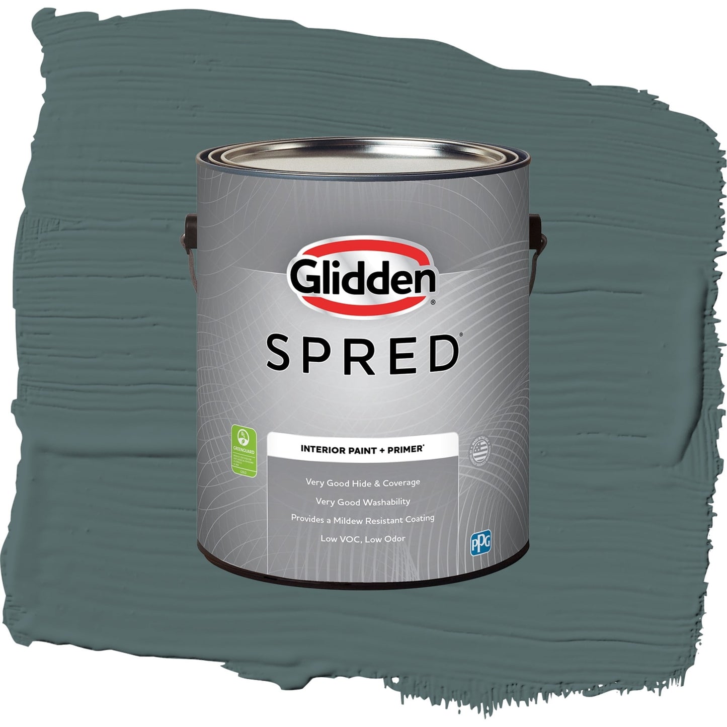 Spred Juniper Berry Interior Paint + Primer Flat , 1 Gallon