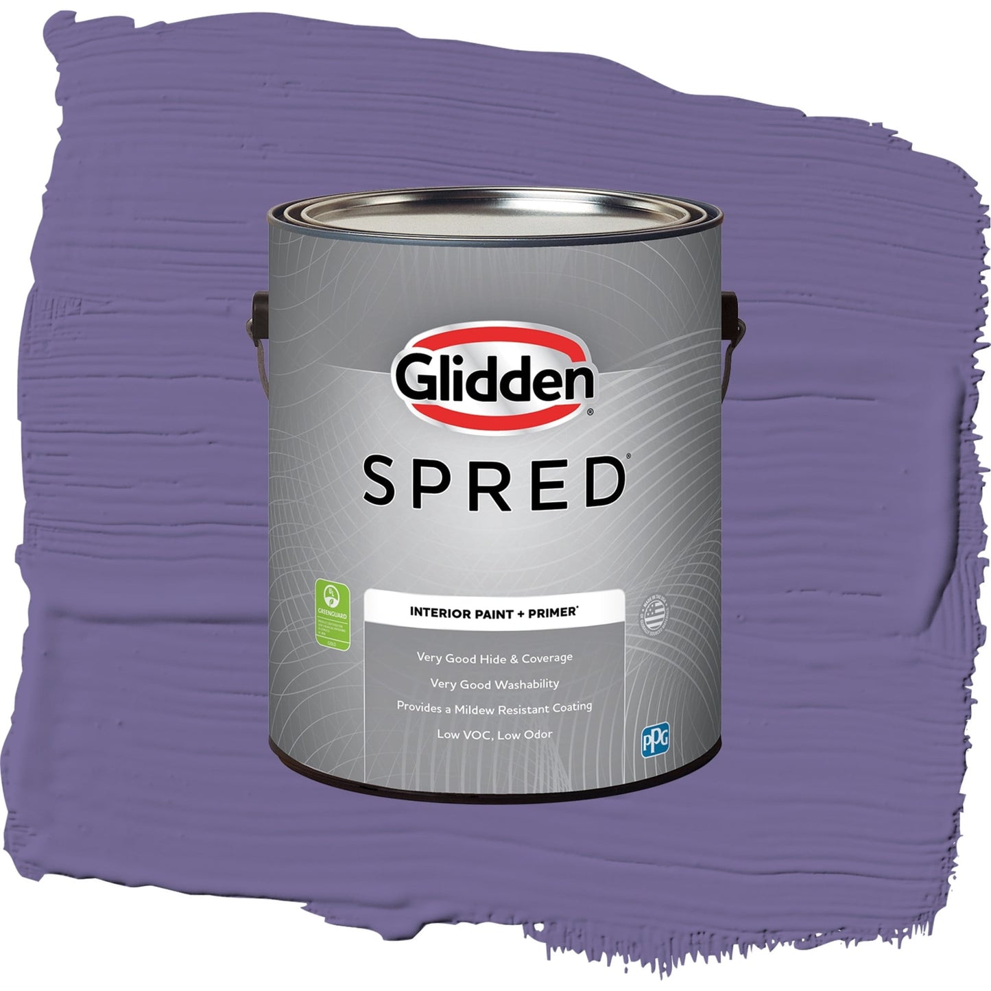 Spred Purple Grapes Interior Paint + Primer Semi Gloss , 1 Gallon