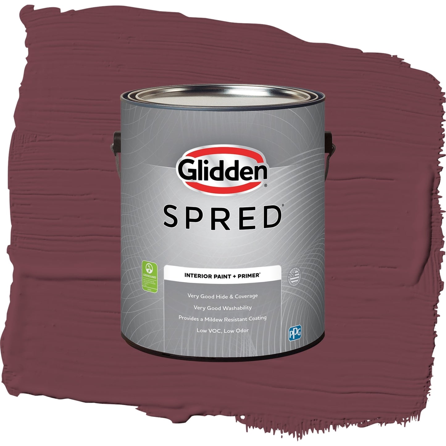 Spred Red Red Wine Interior Paint + Primer Semi Gloss , 1 Gallon