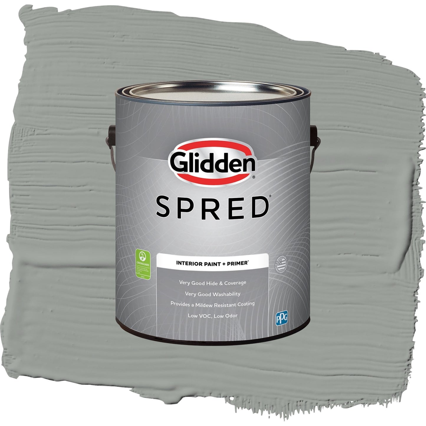 Spred Steel Curtain Interior Paint + Primer Semi Gloss , 1 Gallon