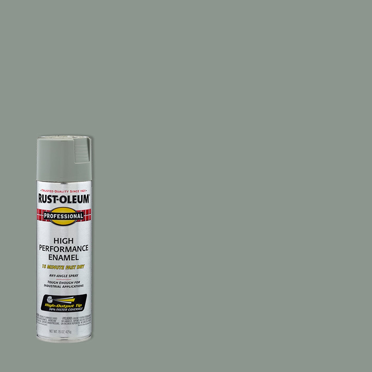 6 Pack, Stainless Steel, Rust-Oleum Professional High Performance Gloss Enamel Spray Paint-7519838, 15 oz