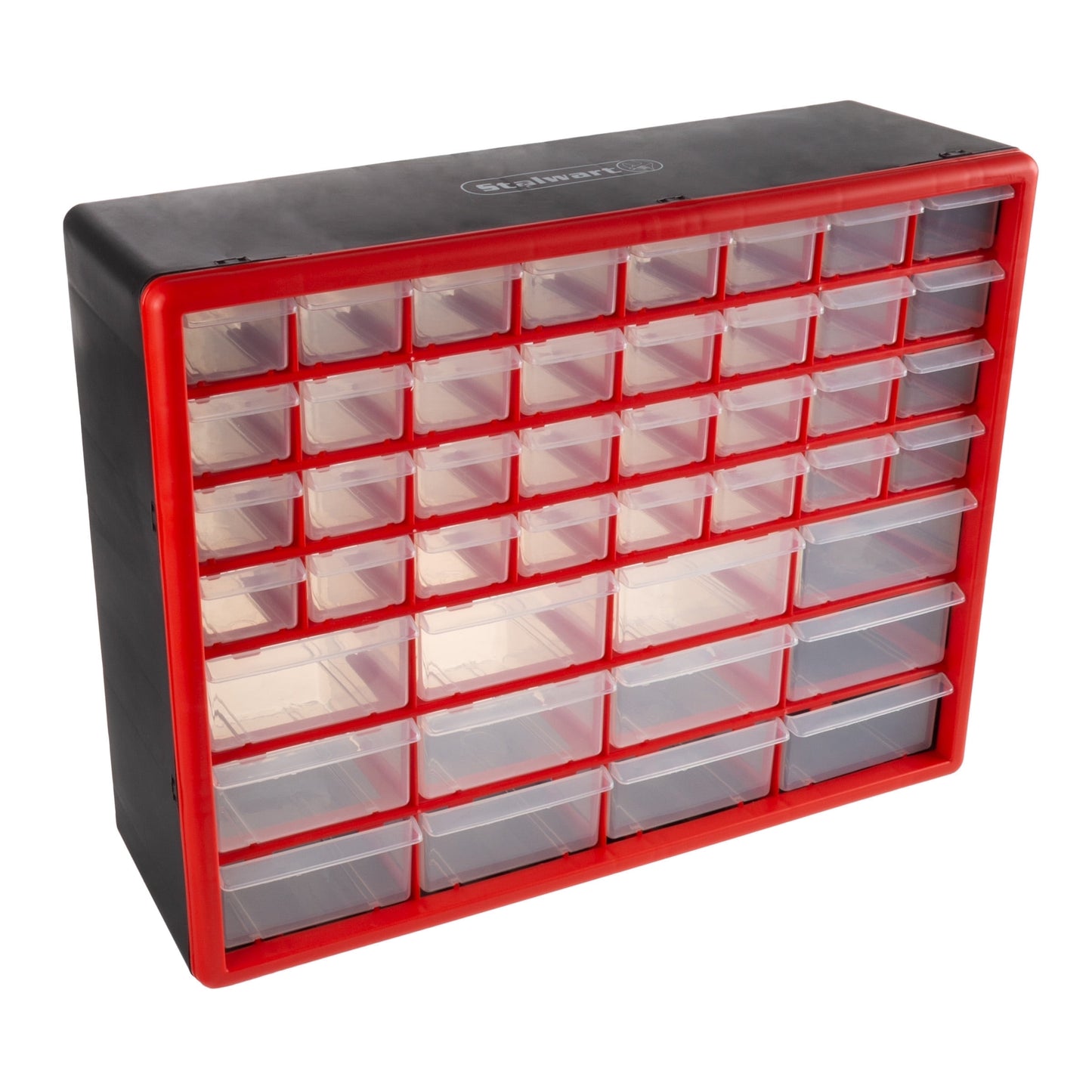 Stalwart Organizador de Almacenamiento de Herramientas Montable y Duradero (44 Cajones)