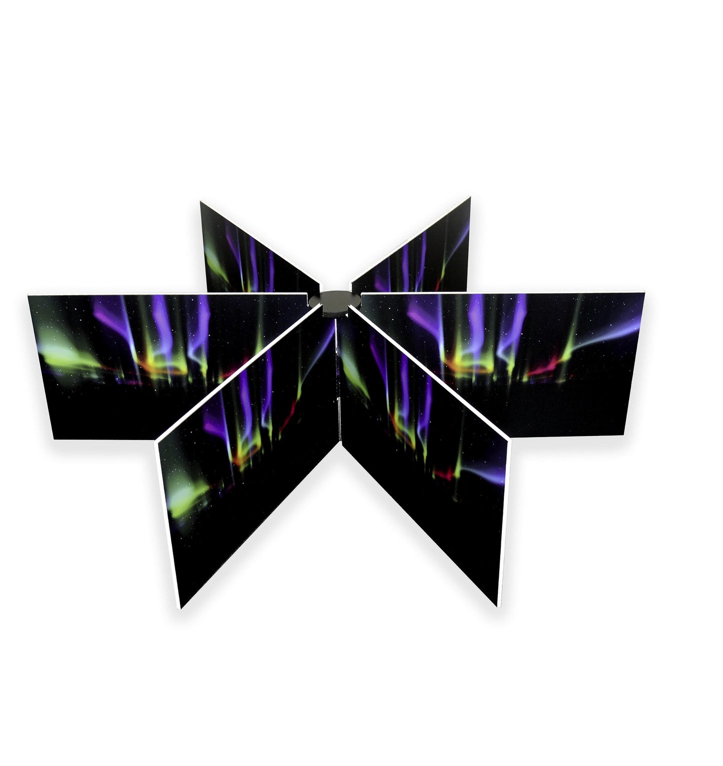 Quantum Safety Star Table Divider 6 Way Rigid Honeycomb 47L x 47W x 13.75H, Multicolor