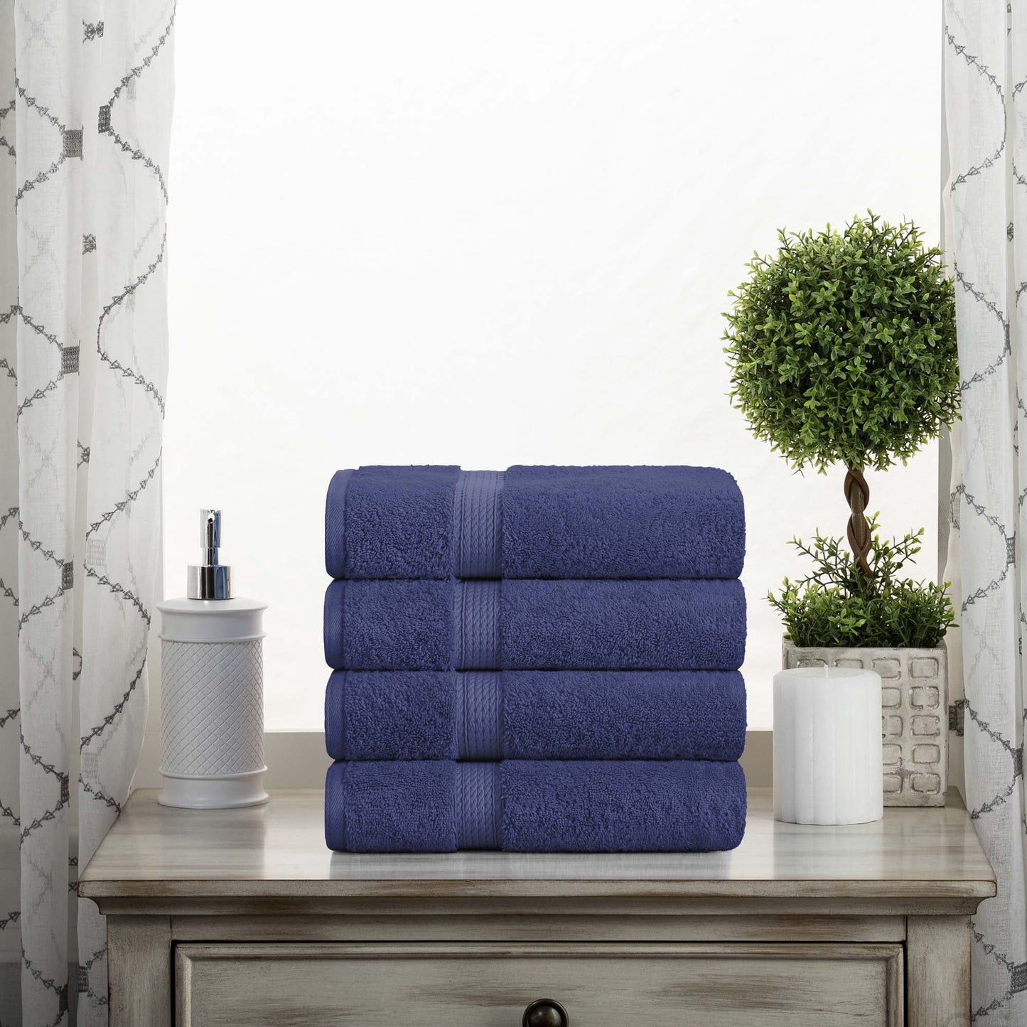 Superior 800 GSM Egyptian Cotton 2-Piece Bath Sheet Set, Soft Ultra Absorbent Towels, Chocolate