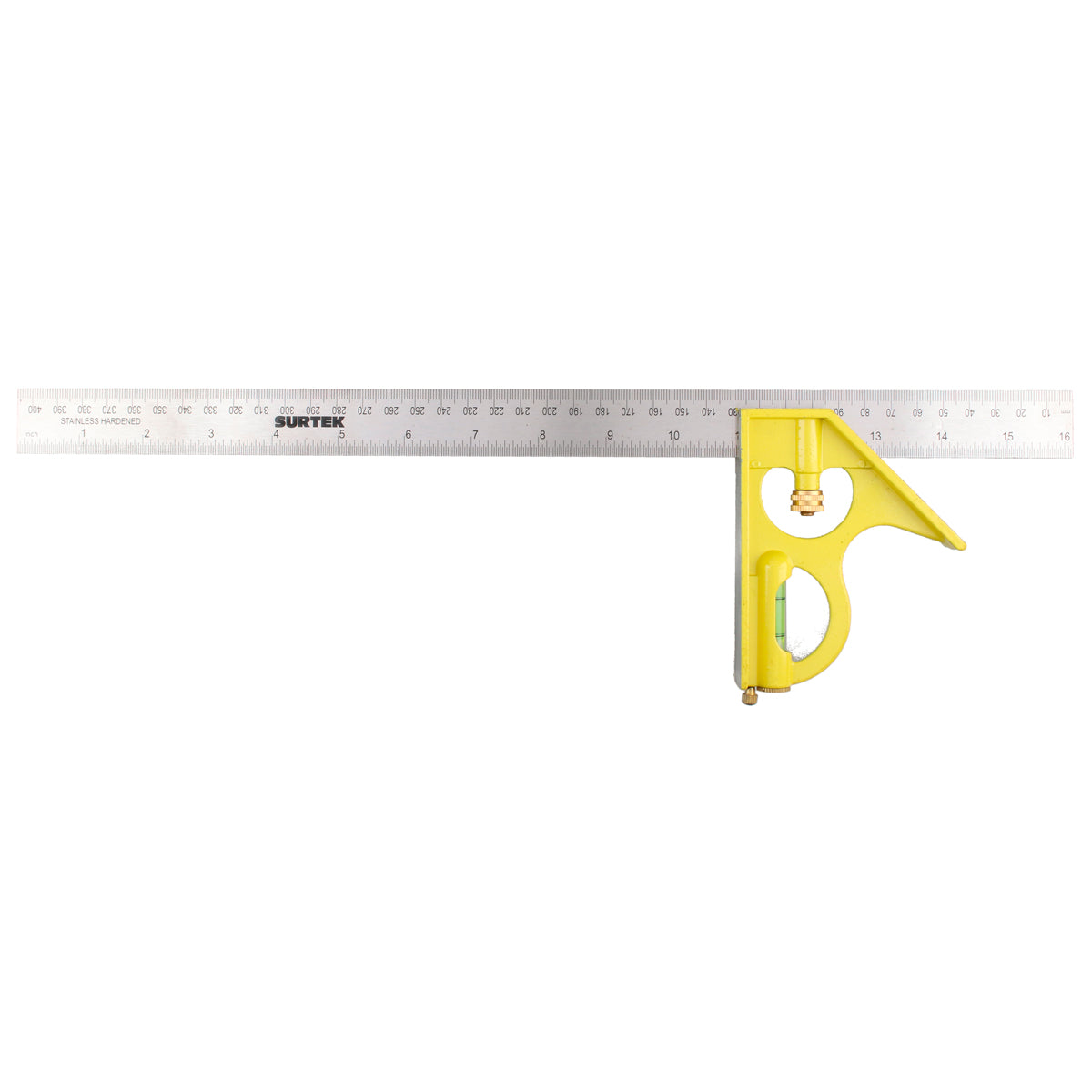 Surtek Combination Square Zamac Handle 16" , 122258
