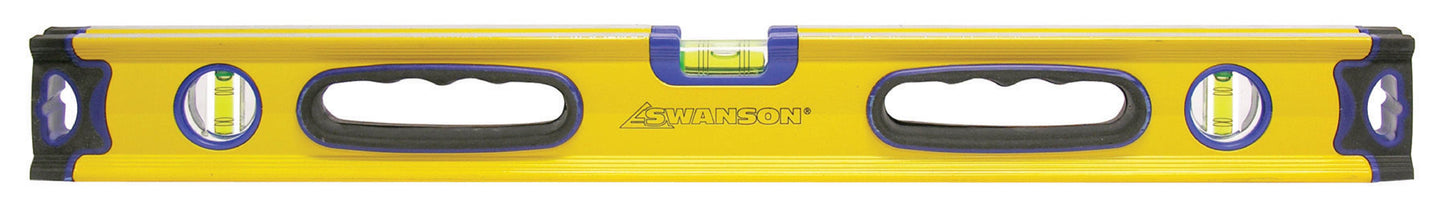 Swanson Tool Co 24" Magnetic Aluminum Pro Grade Box Beam Level Pro Series, Model BBL24M