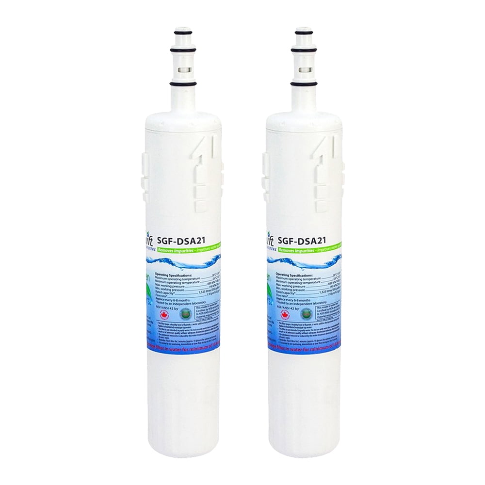 Swift Green Filters SGF-DSA21 Replacement Water Filter for Samsung DA29-00012A,DA29-00012B, DA61-00159A,EFF-6006A-8- 2 Pack