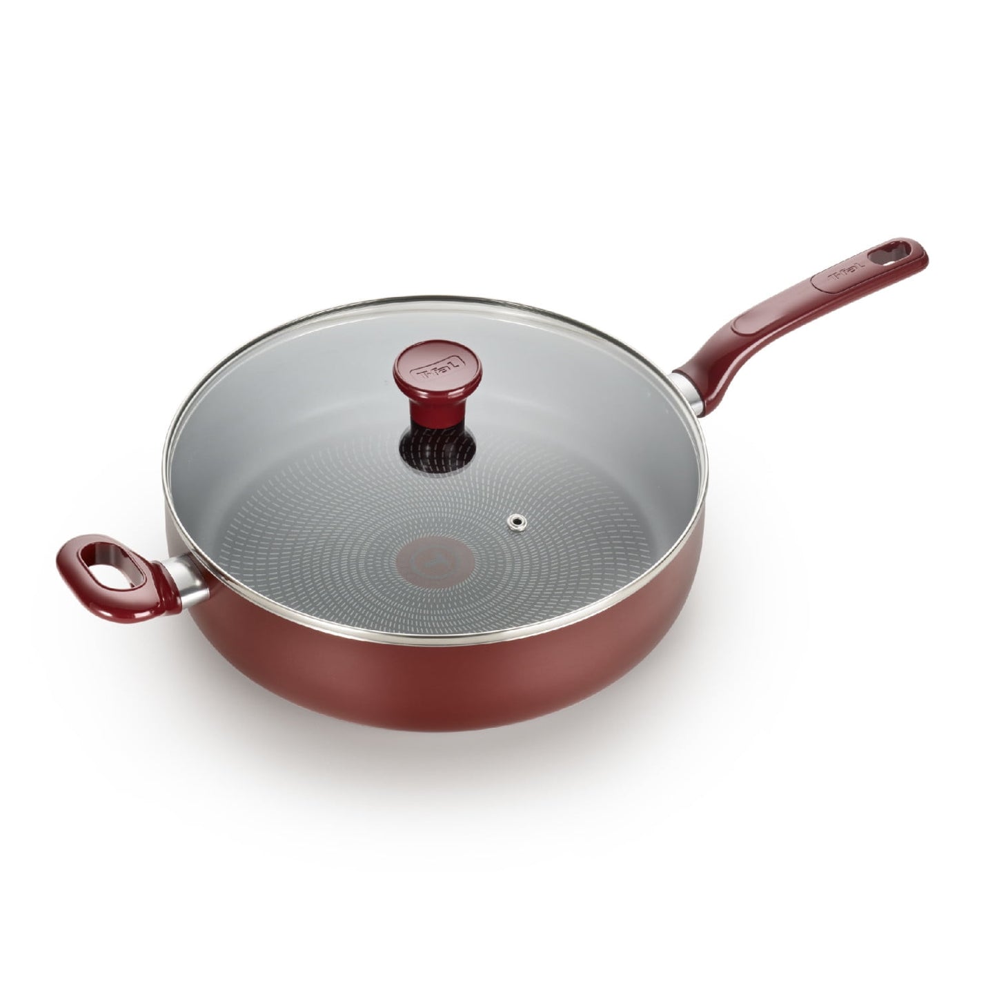 T-fal Easy Care Nonstick Cookware, Jumbo Cooker, 5 Quart, Grey