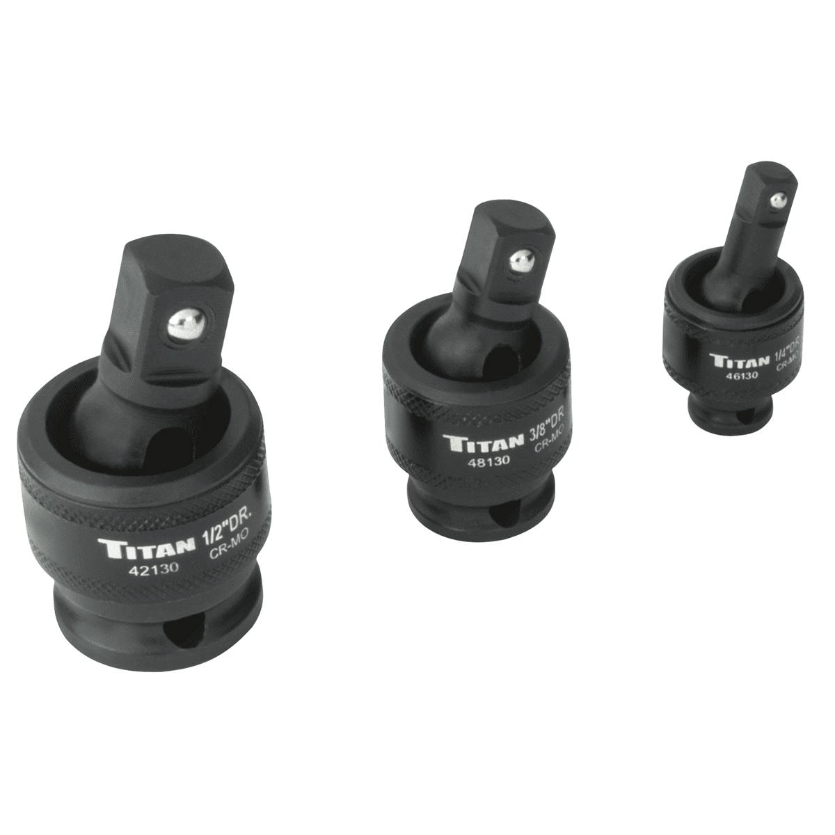 TITAN 3 Pc. Impact Socket Universal Joint S