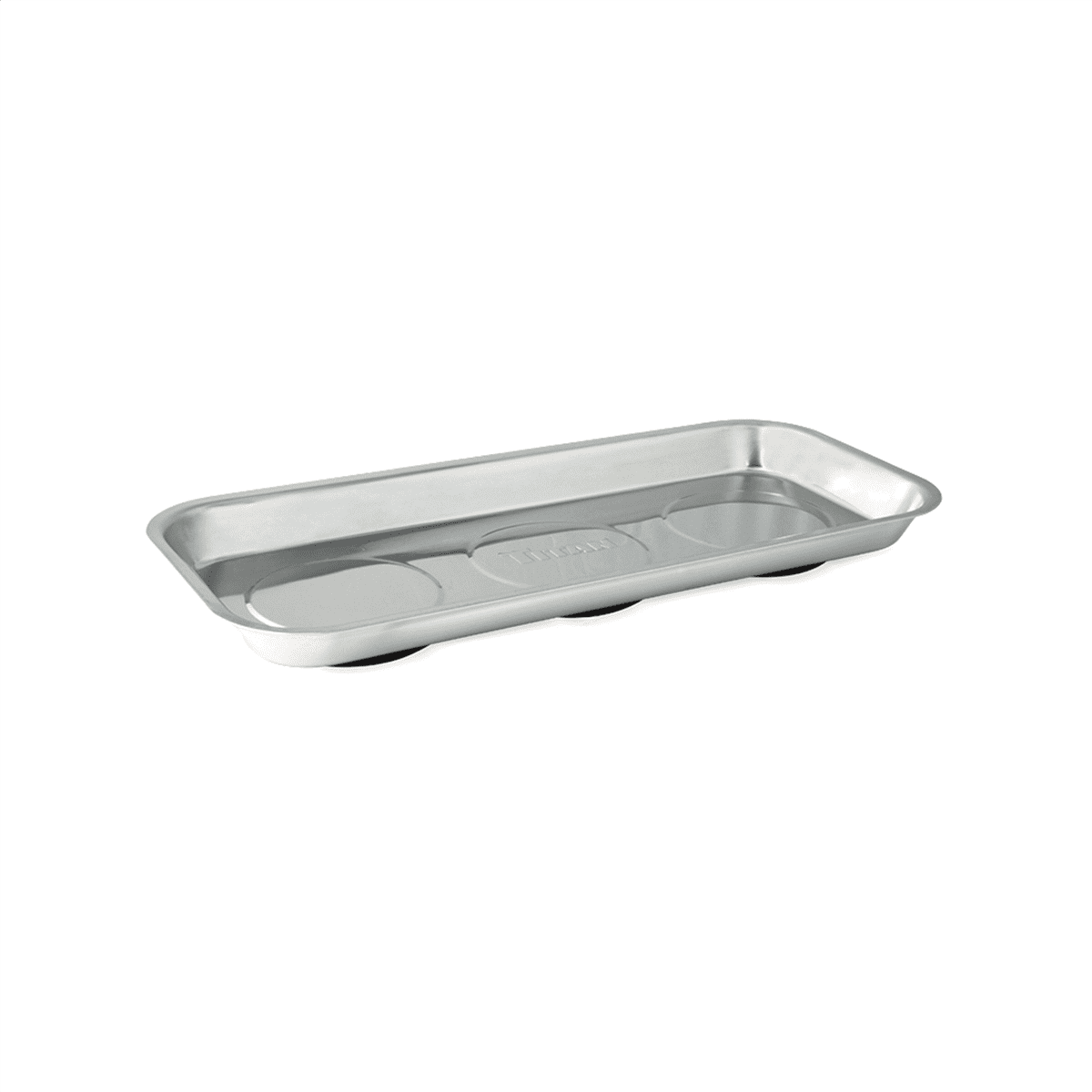 Titan 21263 Stainless Magnetic Parts Tray 6-1/4 x 14 Inch Non Marring Base