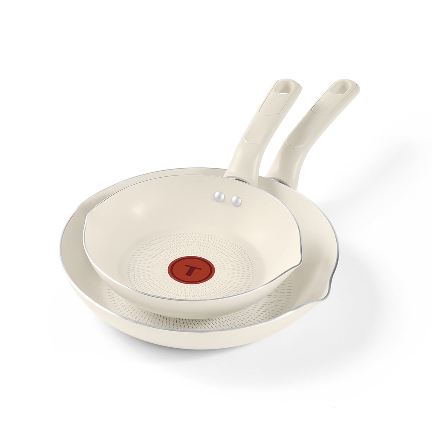 T-fal Easy Care 8 inch and 10.5 inch Nonstick Frypan Set, Beige