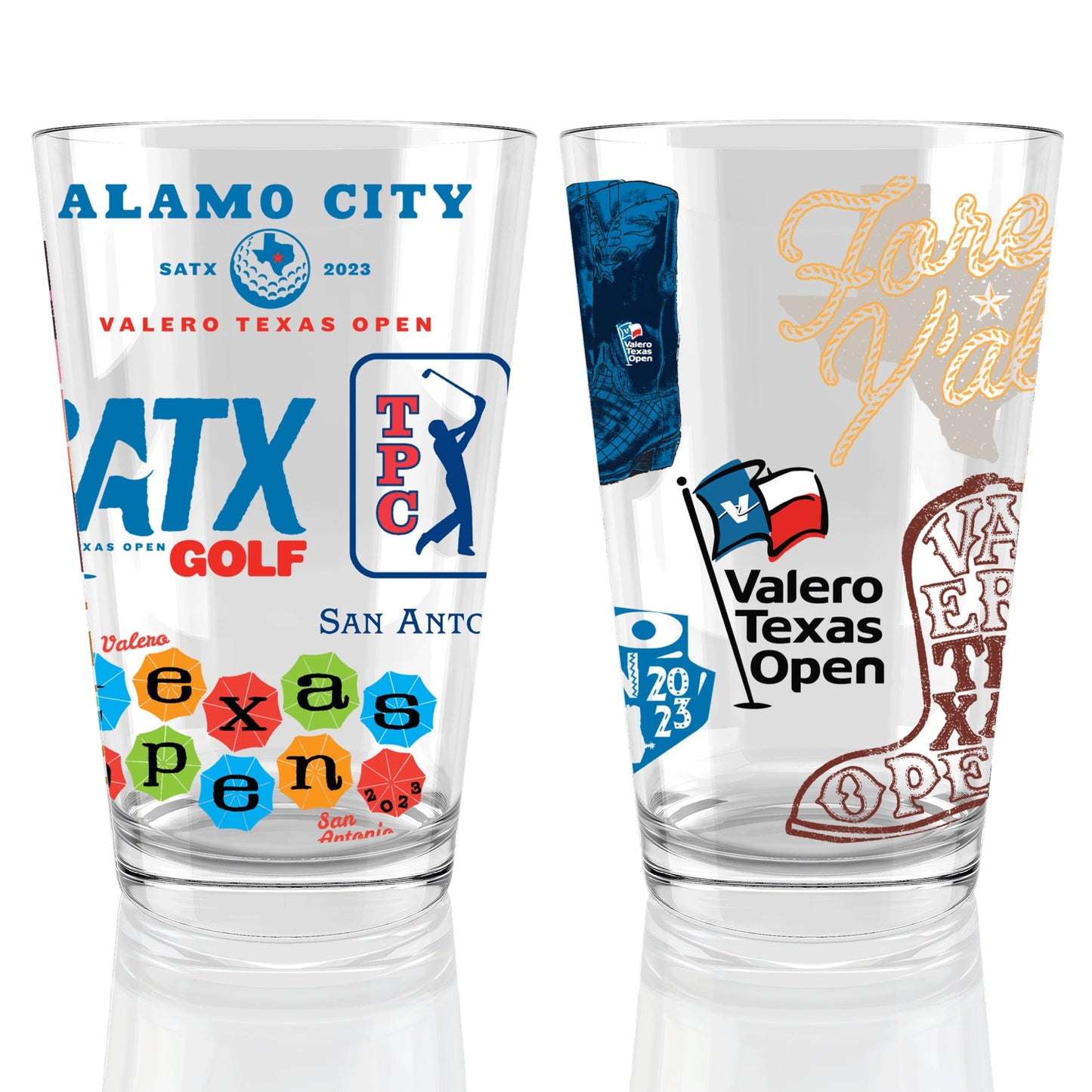 The PGA Players Championship Valero Texas Open 16 oz. Pint Glass - Officially Licensed…
