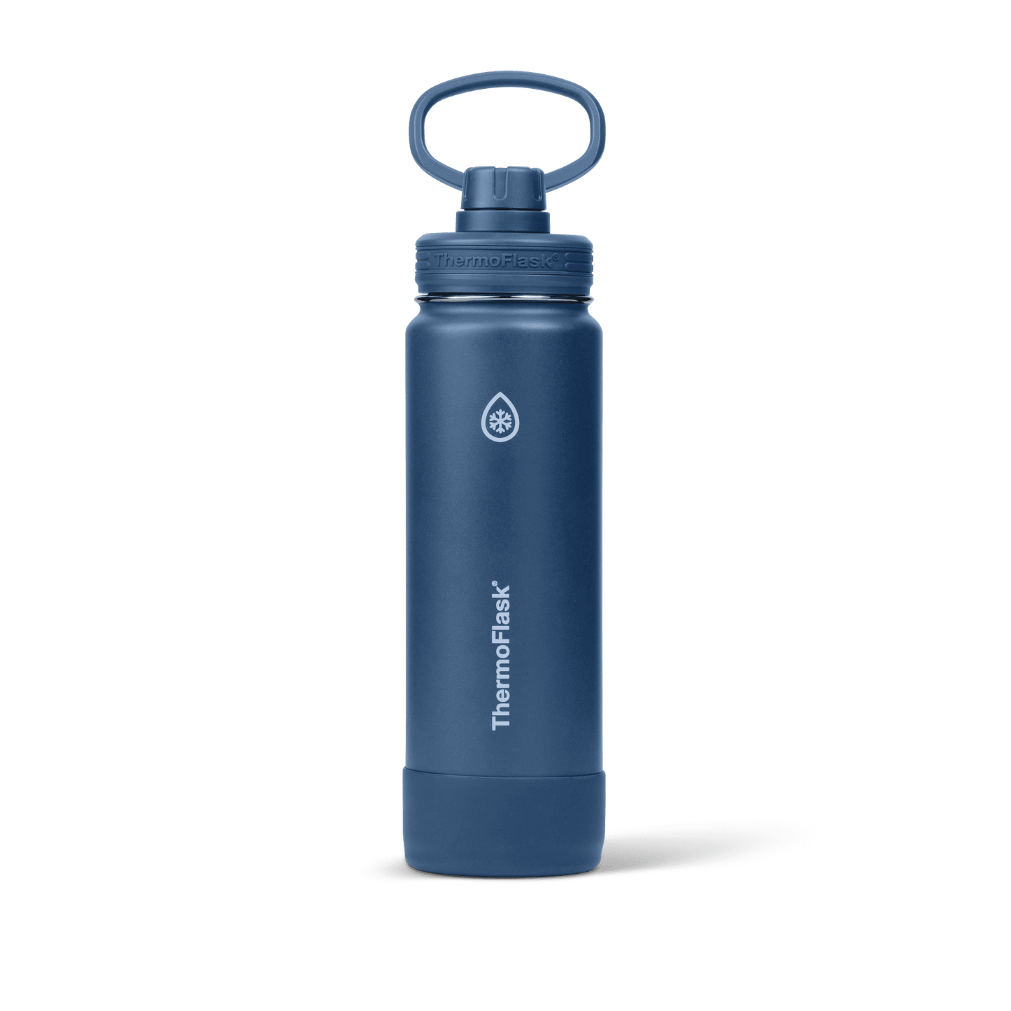 ThermoFlask Classics Insulated Stainless Steel Water Bottle with Leakproof Spout Lid, 24 oz, Blush