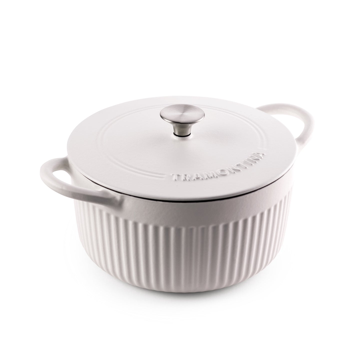 Tramontina Mesa 5.5 Qt Enameled Cast Iron Dutch Oven White