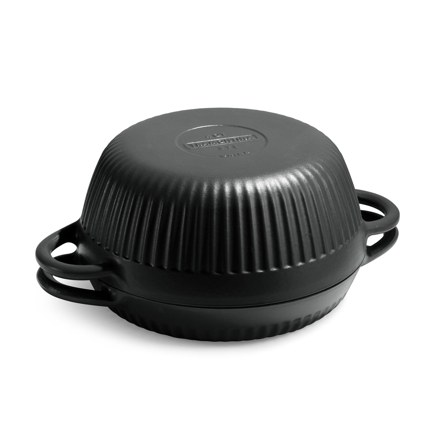 Tramontina 4 QT Enameled Cast Iron Dutch Oven for Bread Baking – Multipurpose Bread Oven, Black
