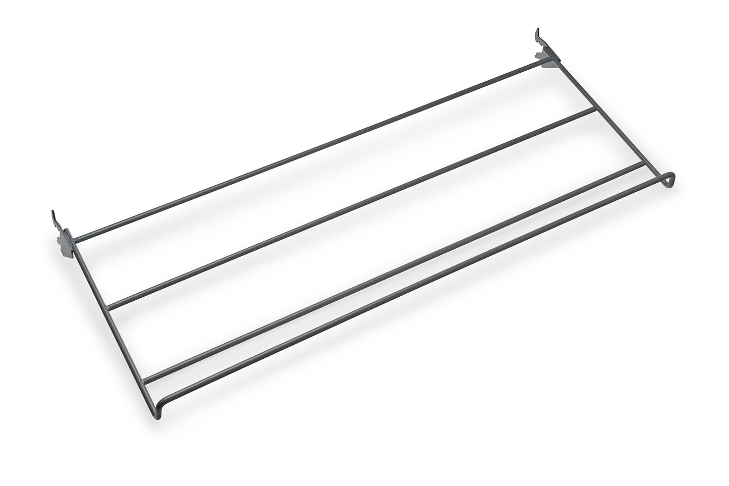 Triton Products® Heavy Duty Shoe and Boot Rack, Steel, Gray