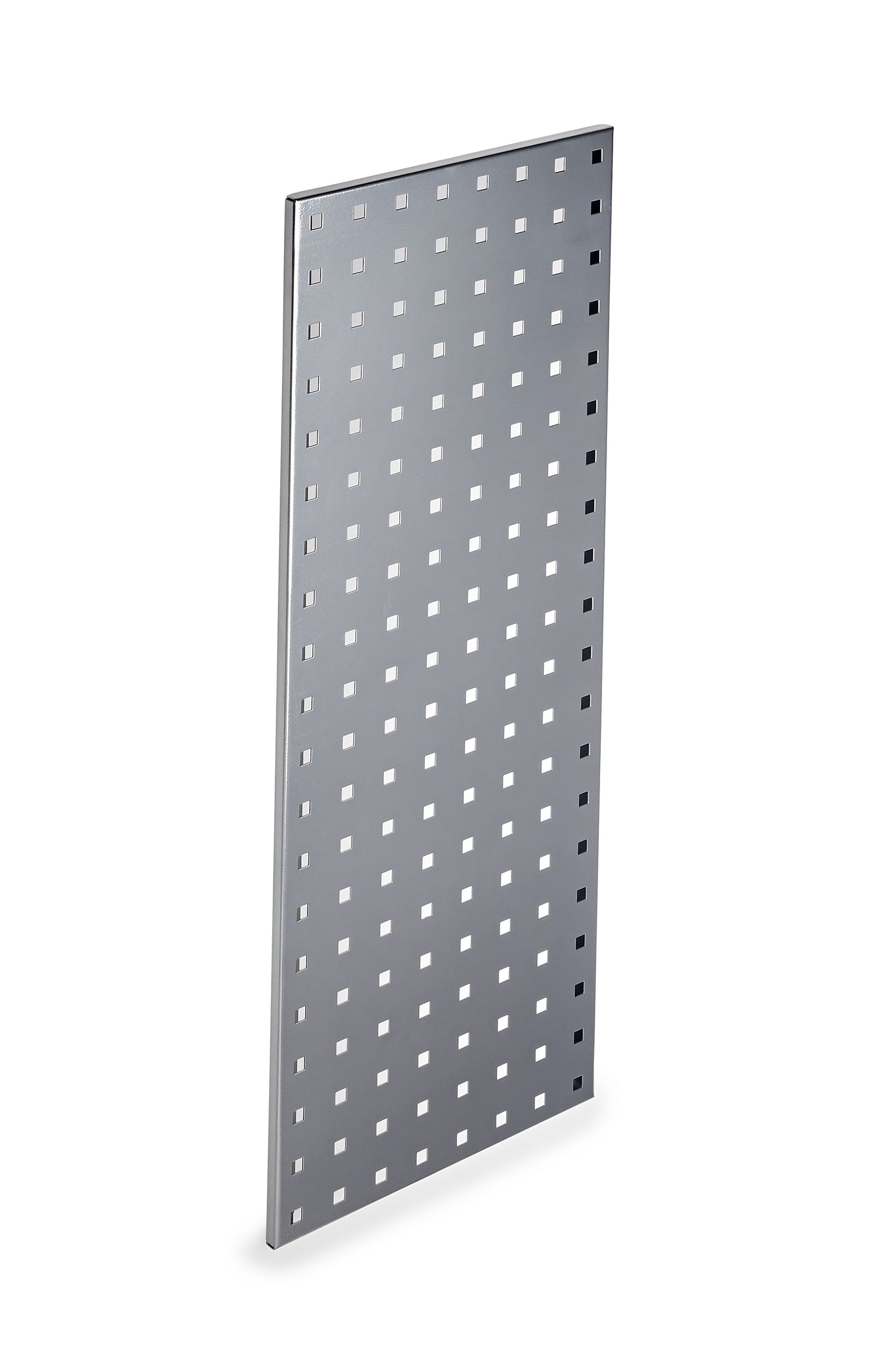 Triton Products® LocBoard (1) 18"W x 4.5"H Epoxy, 18 Gauge Steel Square Hole Pegboard Strip
