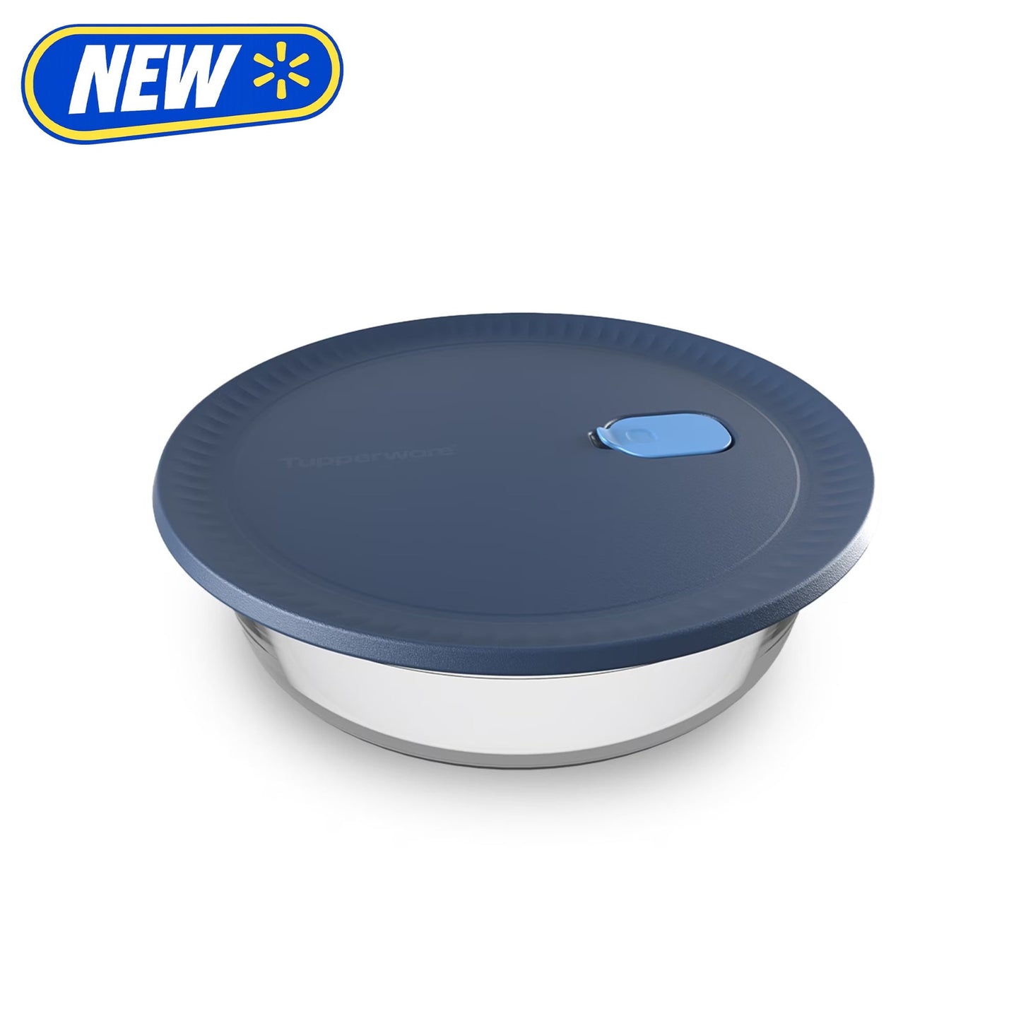 Tupperware Voilaâ„¢ Round Glass Food Storage Container, 1.8 qt