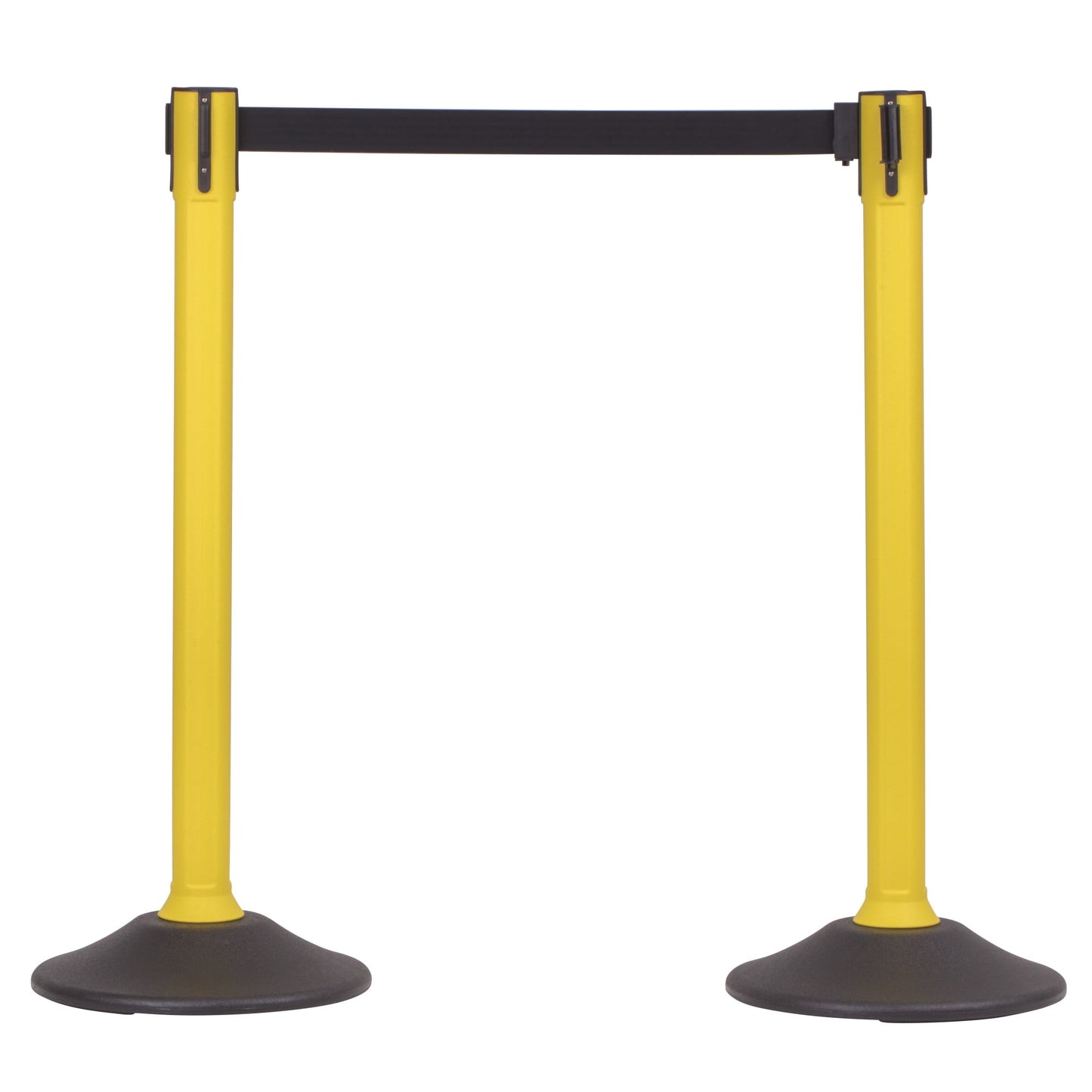 US Weight crowd control barriers- Sentry Stanchion with Retractable belt barrier– Easy Connect Assembly (2-Pack) Crowd Control Stanchions