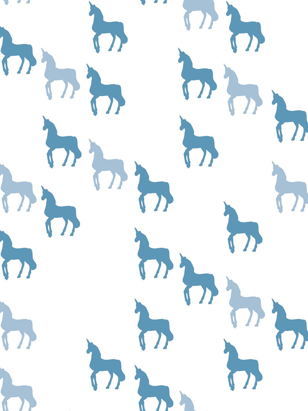 Papel Tapiz de Vinilo Removible con Diseño de Cuadros de Unicornio de Barbie - Lapis
