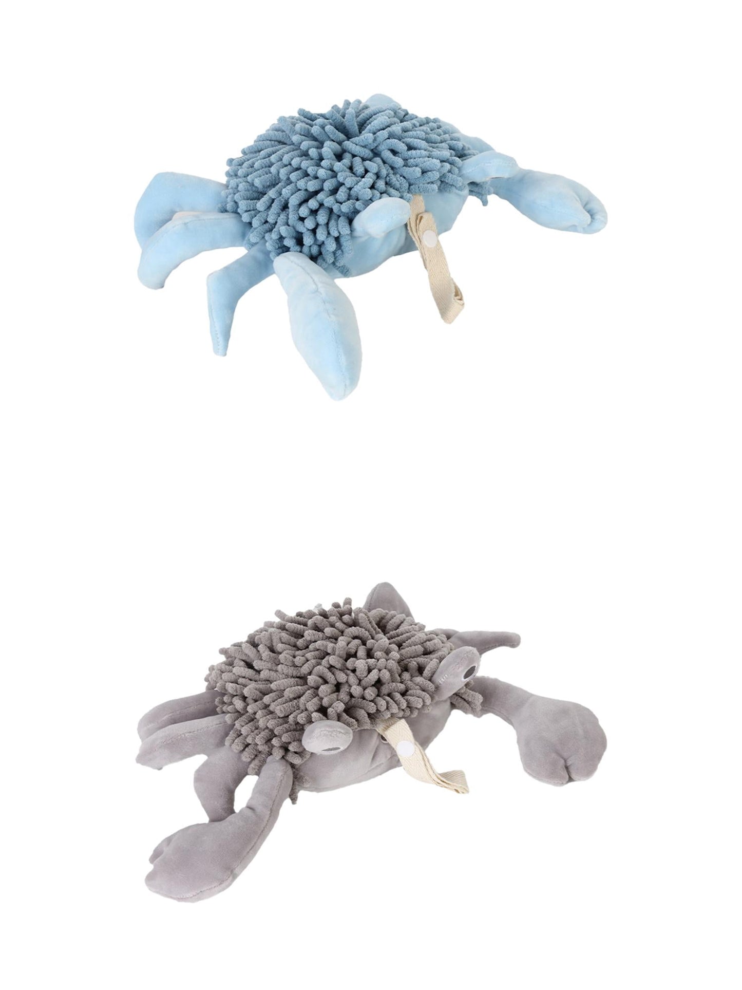 Unique Bargains 2 Pcs Animal Hand Towels 9" x 12" Grey/Blue