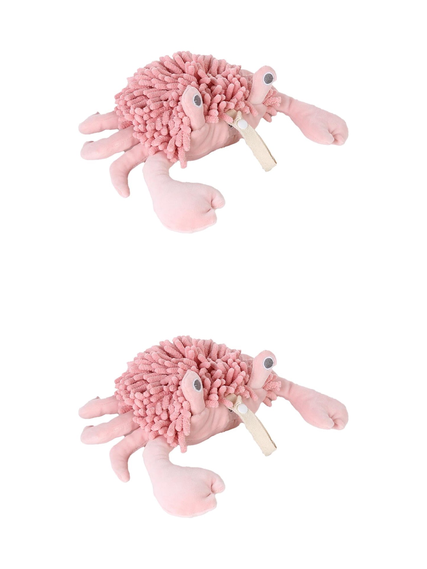 Unique Bargains 2 Pcs Animal Hand Towels 9" x 12" Pink