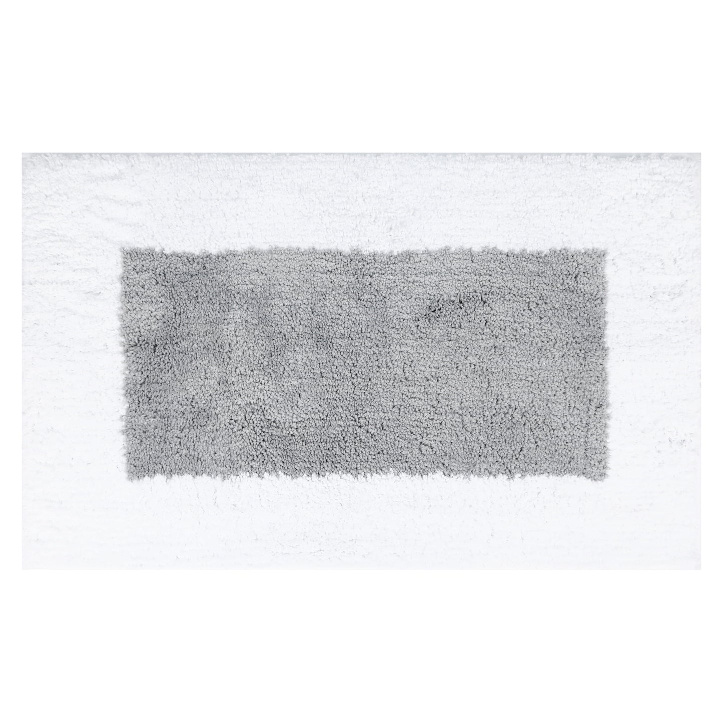 Unique Bargains Bath Rugs Shaggy Fluffy Mat Non Slip Resistant White 16" x 24"