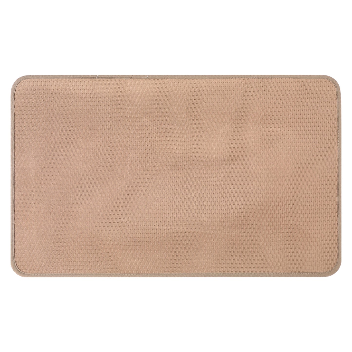 Unique Bargains Bathroom Mat Soft Absorbent Bath Rugs Brown 20" x 32"