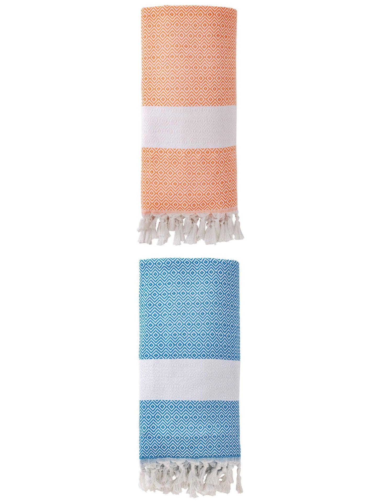 Unique Bargains Geometric Sandproof Quick Dry Turkish Towel Grey/Light Purple 71"x40"