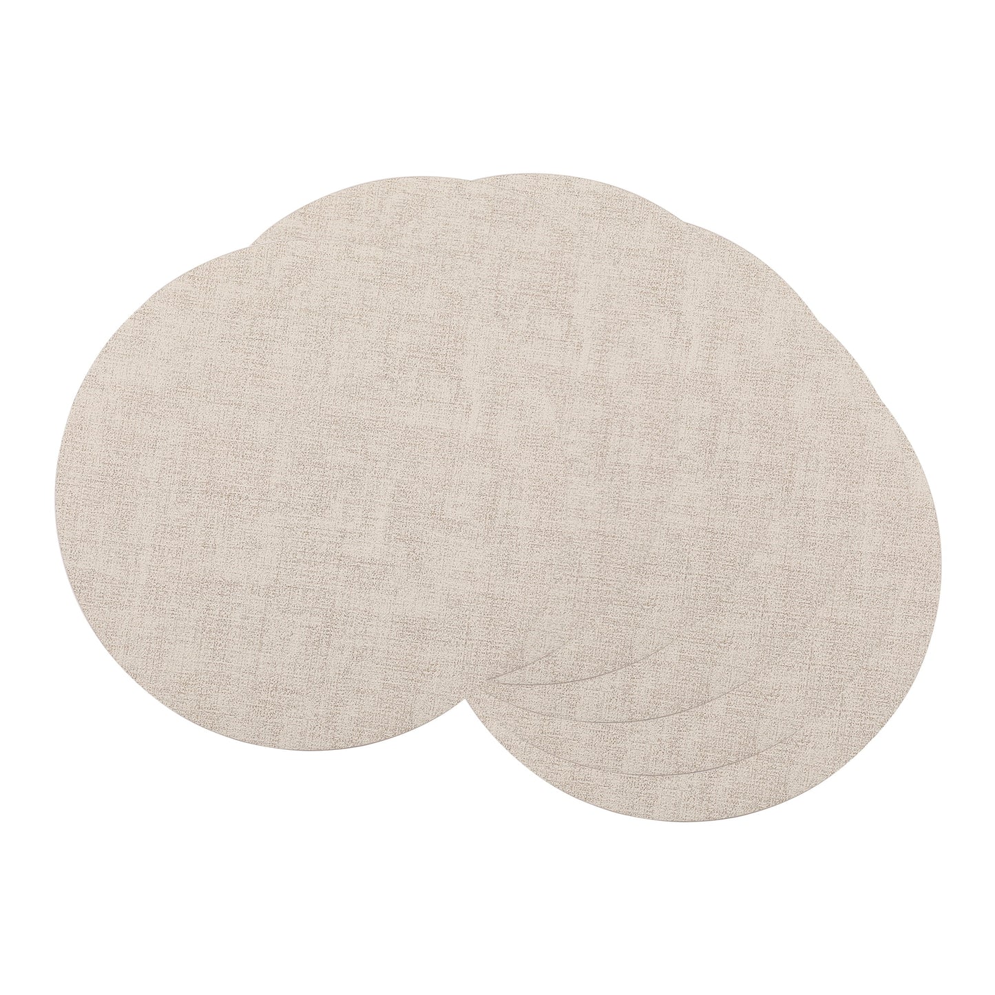 Unique Bargains Kitchen Placemats Washable Table Mat Wipeable Placemats Beige 13x13in