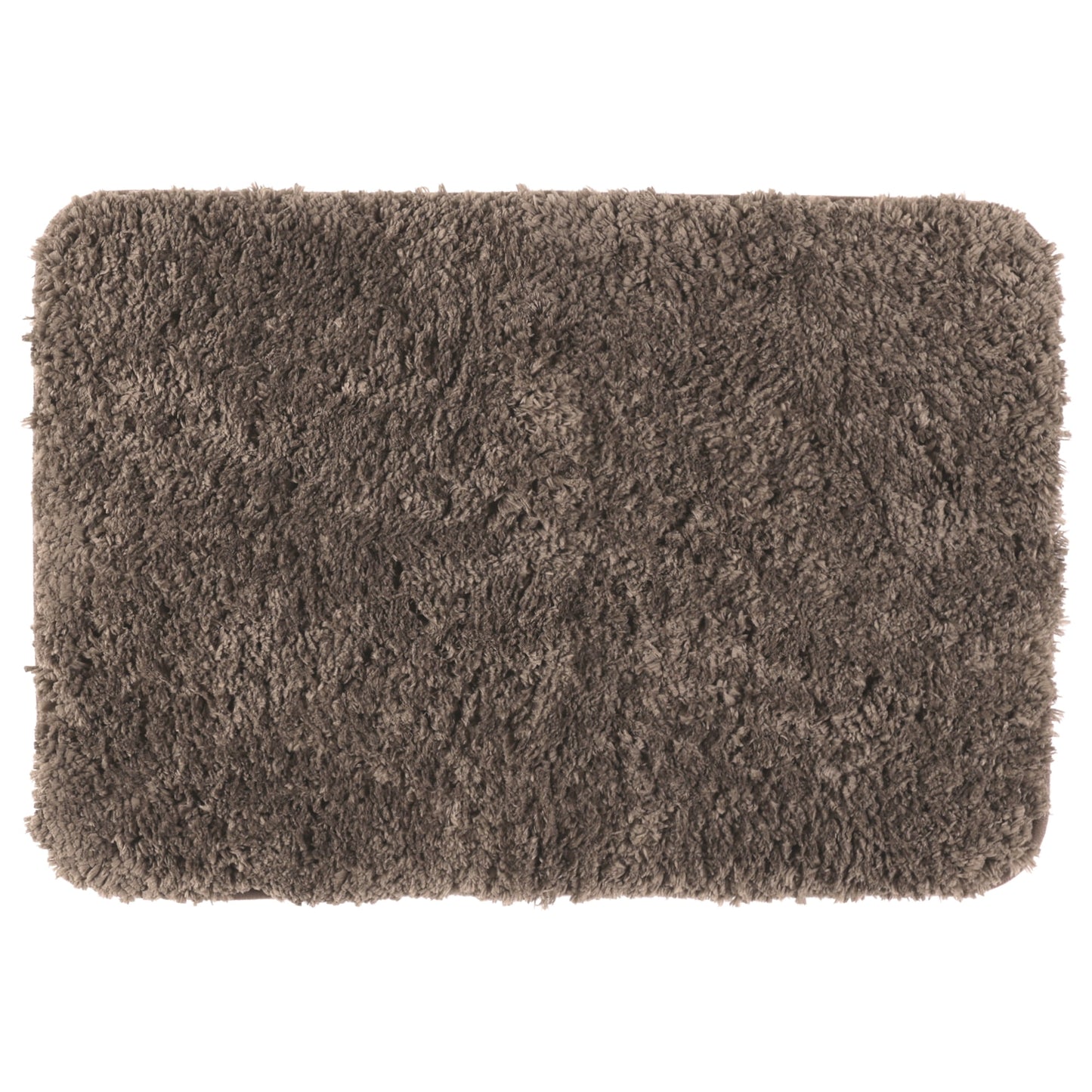 Unique Bargains Non-Slip Thick Microfiber Soft Plush Bathroom Mat Quick Dry Bath Rug Grey 16"x24"