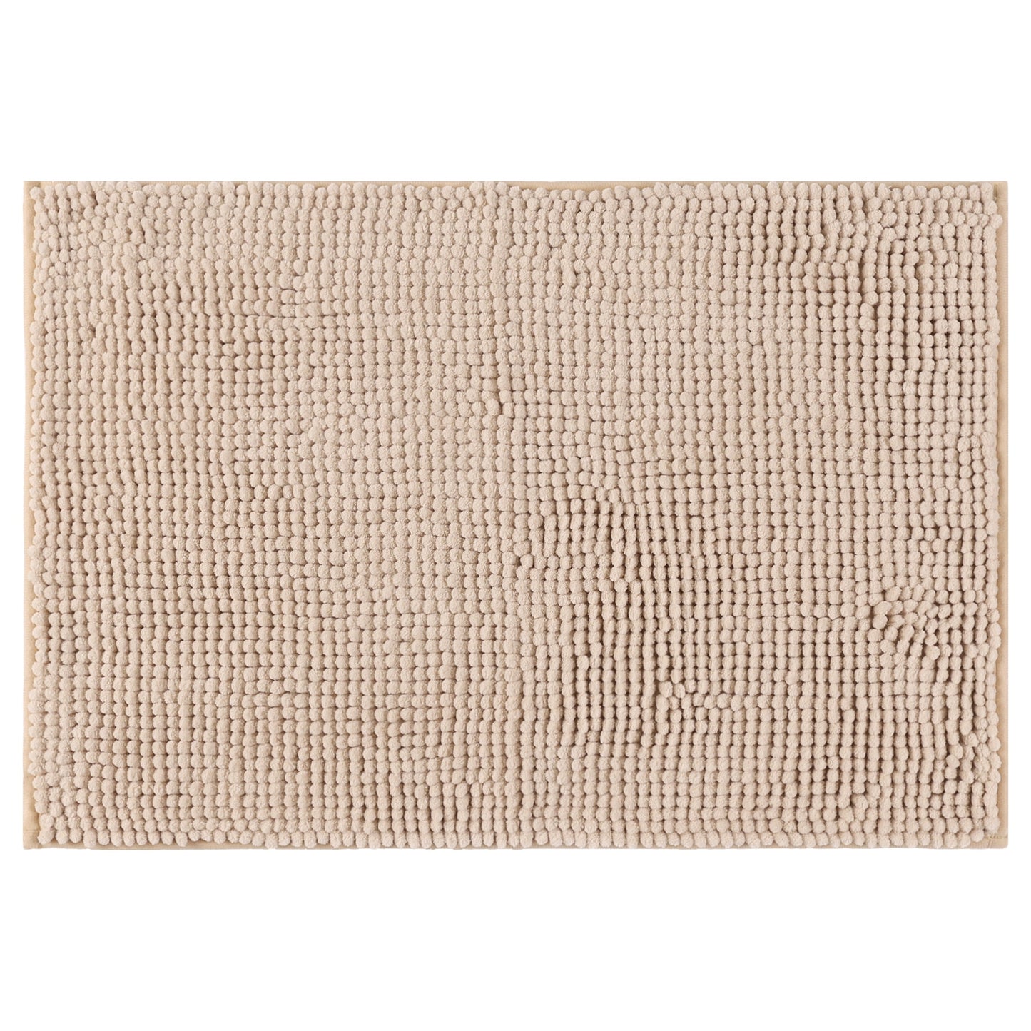 Unique Bargains Plush Fluffy Non-Slip Microfiber Quick Dry Bathroom Mat Dark Blue 16"x24"