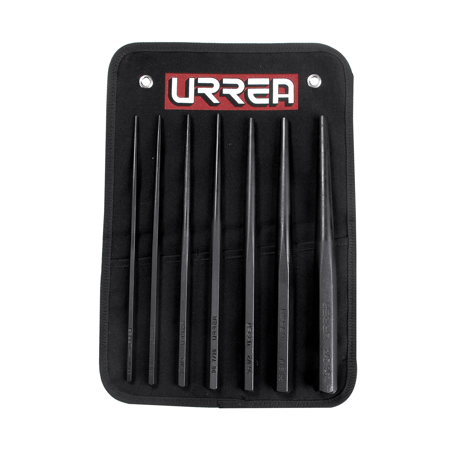 Urrea Punches And Drift Pins Set, 7 Pieces