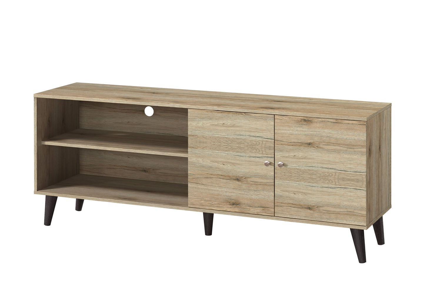 Uspridefurniture Galileo TV Stand 70‘’, Brown/Beige