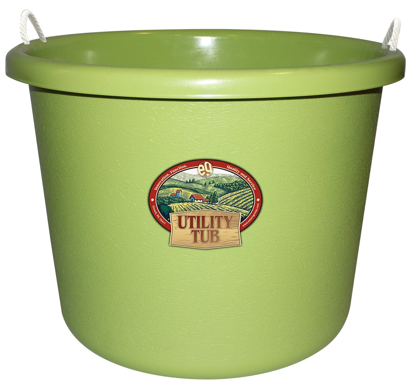 Utility Tub - 17.5 Gallon Bucket - For Maintenance Cleaning Growing and More - Sage Green